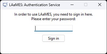 Sign In Menu